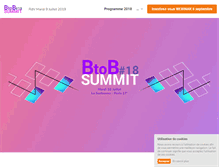 Tablet Screenshot of btob-summit.com